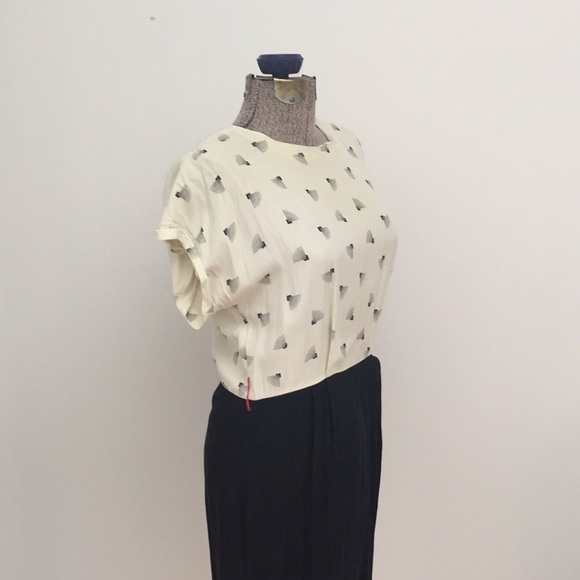 Black & white geometric patterned dress - Picture 4 of 5